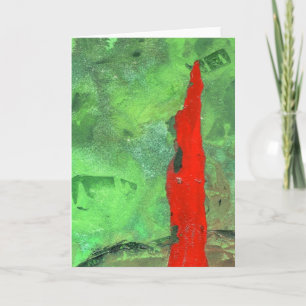 wenskaart "Tower 1" Abstract ontwerp Kaart