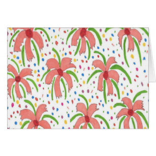 Wenskaart Tropical Fiesta Flowers