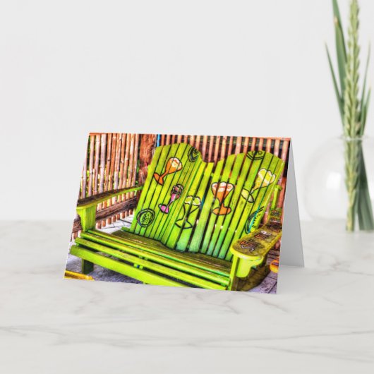 Wenskaart Tropische stoelen Kaart (Voorkant)