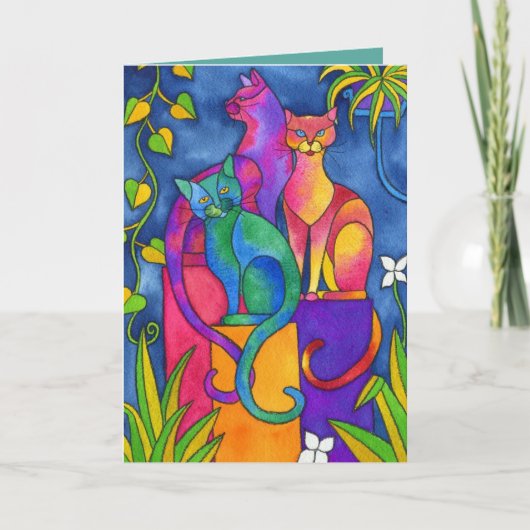 Wenskaart - Trots zittend Kaart (Voorkant)