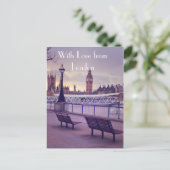 Wenskaart uit londen briefkaart (Staand voorkant)