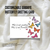  Wenskaart Vaarwel vlinder Kaart