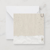 Wenskaart Valentijnsdag aangepast fotobericht Notitiekaartje (Achterkant)