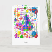 Wenskaart van 16 september gevouwen kaart (Achterkant)