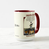 Wenskaart van afgestudeerden mok (Voorkant rechts)