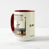 Wenskaart van afgestudeerden mok (Voorkant links)