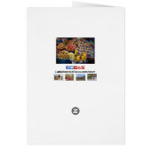 Wenskaart van ananas, vers fruit (Achterkant)