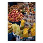 Wenskaart van ananas, vers fruit (Voorkant)