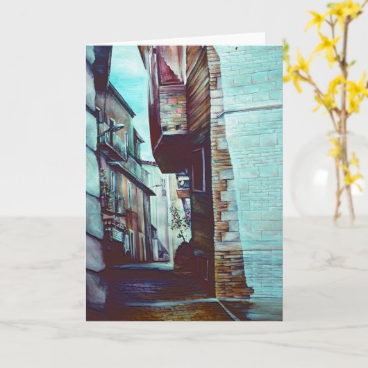 Wenskaart van Anne's Street Kaart (Gele Bloem)