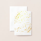 Wenskaart van bessen en bladeren folie kaarten (Met envelop)