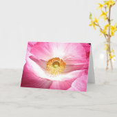 Wenskaart van Bloem Mandala Kaart (Gele Bloem)