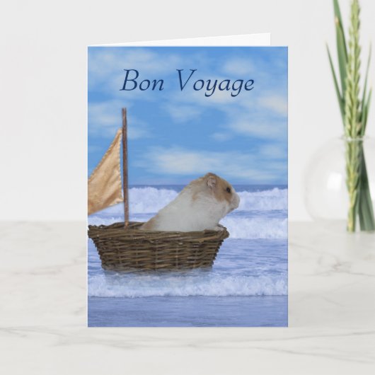 Wenskaart van Bon Voyage Kaart (Voorkant)