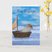 Wenskaart van Bon Voyage Kaart (Gele Bloem)