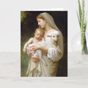 Wenskaart van Bouguereau Innocence Kaart