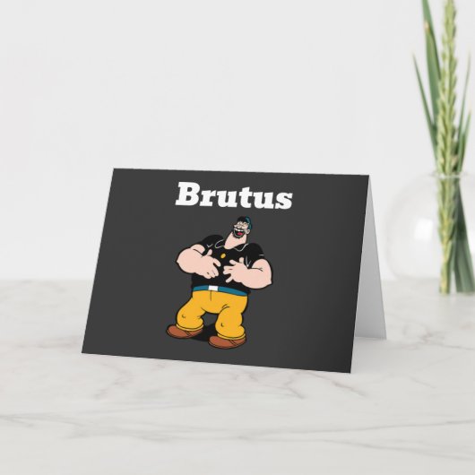 Wenskaart van Brutus Bedankkaart (Voorkant)