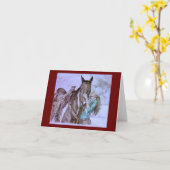 Wenskaart van Cowgirl Kaart (Gele Bloem)