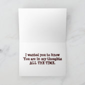 Wenskaart van Crab Just Be-Claws Feestdagen Kaart (Binnen)