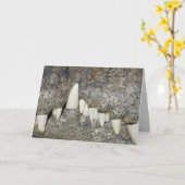 Wenskaart van Crocodile Teeth Kaart (Gele Bloem)