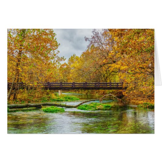Wenskaart van de Alley Spring River (Voorkant Horizontaal)