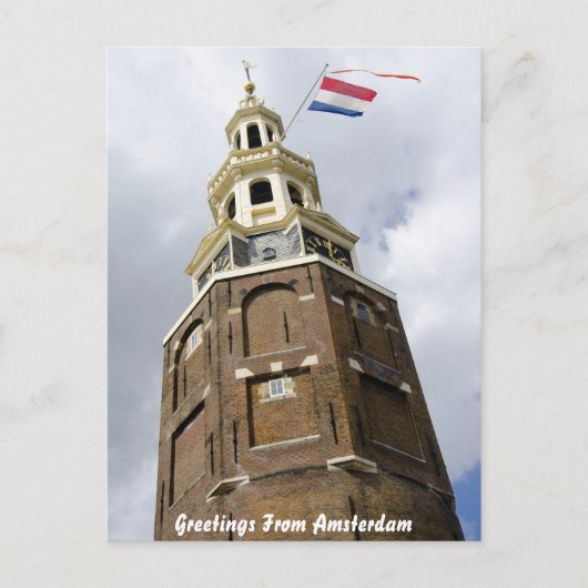 Wenskaart van de Amsterdam Tower Briefkaart (Voorkant)