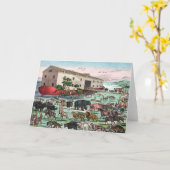 Wenskaart van de ark van Noach Kaart (Gele Bloem)