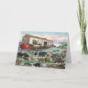 Wenskaart van de ark van Noach Kaart