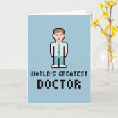 Wenskaart van de Arts van de wereld het Grootste Kaart (Gele Bloem)