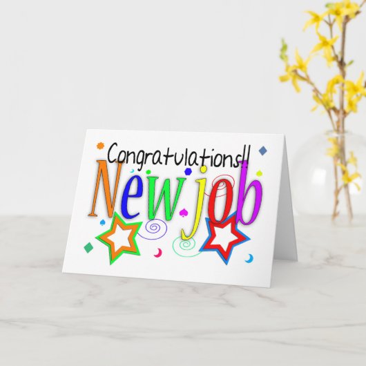 Wenskaart van de Baan van gelukwensen het Nieuwe - Kaart (Gele Bloem)