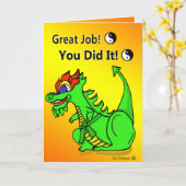 Wenskaart van de Bevordering van de Riem van de Kaart (Gele Bloem)