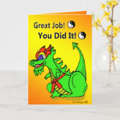 Wenskaart van de Bevordering van de Riem van de Kaart (Gele Bloem)