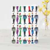 Wenskaart van de binnengasten kaart (Gele Bloem)