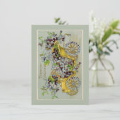  Wenskaart van de Birthday Car en Flowers Kaart (Staand voorkant)