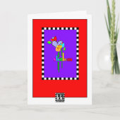 wenskaart van de bloemen Shalom Kaart (Voorkant)