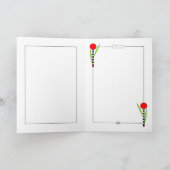 wenskaart van de bloemen Shalom Kaart (Binnen)