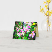 WENSKAART VAN DE BLOESEMS VAN APPLE HET HELDERE KAART (Gele Bloem)