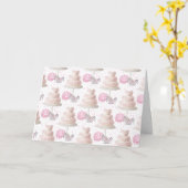 Wenskaart van de bruiloft (blank) kaart (Gele Bloem)