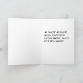 Wenskaart van de doop kaart (Binnen)