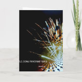 Wenskaart van de Douane van de Viering van het Feestdagen Kaart (Achterkant)