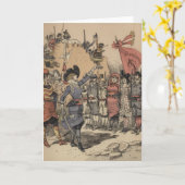 Wenskaart van de "feministische revolutie" kaart (Gele Bloem)