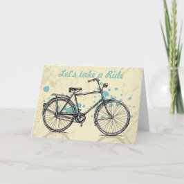  Wenskaart van de Fietstekening Kaart