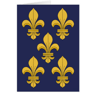 Wenskaart van de Fleur-de-lis