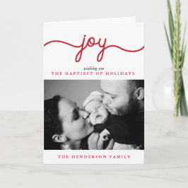 Wenskaart van de Foto van Kerstmis van het Feestdagen Kaart