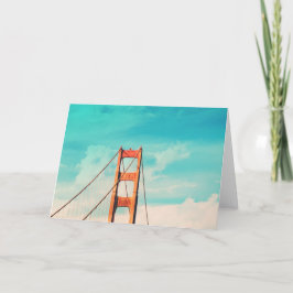 Wenskaart van de Foto van San Francisco van de Kaart