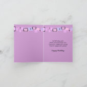 Wenskaart van de geboortedag van Newfoundland Kaart (Binnen)