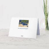 wenskaart van de geografische kaart (Achterkant)