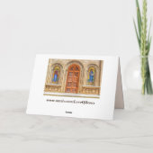 wenskaart van de griekse orthodoxe kerk kaart (Achterkant)