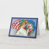 Wenskaart van de herdenkingsdag Kaart (Voorkant)