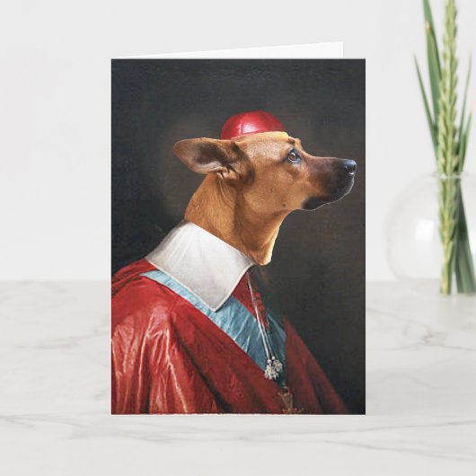 Wenskaart van de hoofdregel feestdagen kaart (Voorkant)