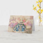 Wenskaart van de Hydrangea hortensia van Redoute Kaart (Gele Bloem)