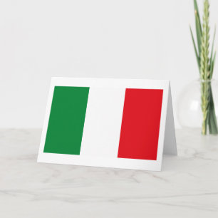 Wenskaart van de Italiaanse vlag Kaart